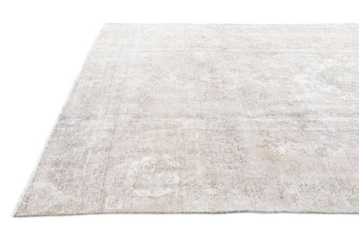 6' 9 x 9' 6 Hand Knotted Ultra Vintage Persian Wool Rug