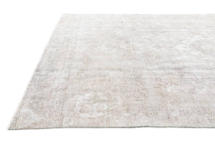 Detail image of 6' 9 x 9' 6 Hand Knotted Ultra Vintage Persian Wool Rug