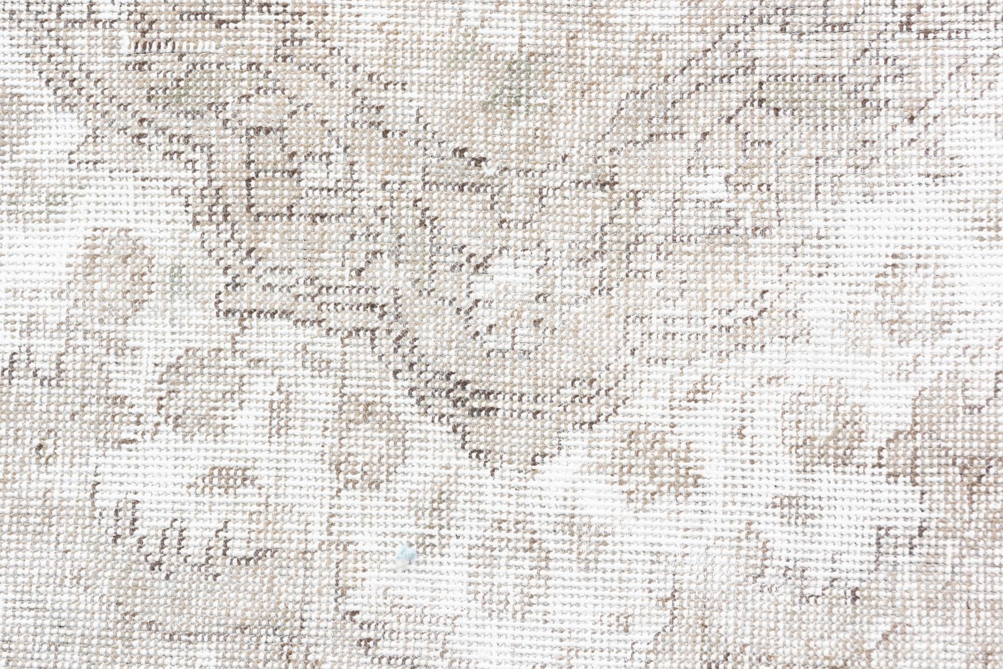 6' 9 x 9' 6 Hand Knotted Ultra Vintage Persian Wool Rug