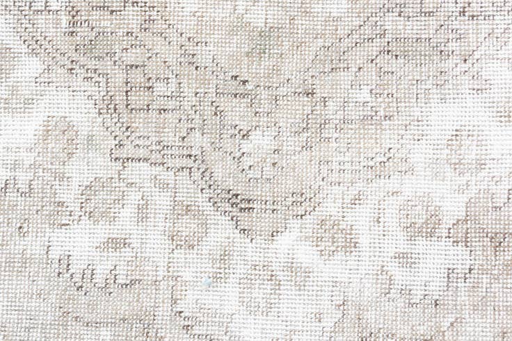 Detail image of 6' 9 x 9' 6 Hand Knotted Ultra Vintage Persian Wool Rug