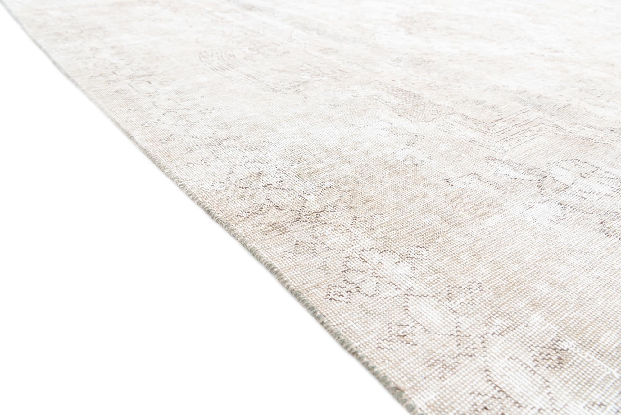 6' 9 x 9' 6 Hand Knotted Ultra Vintage Persian Wool Rug