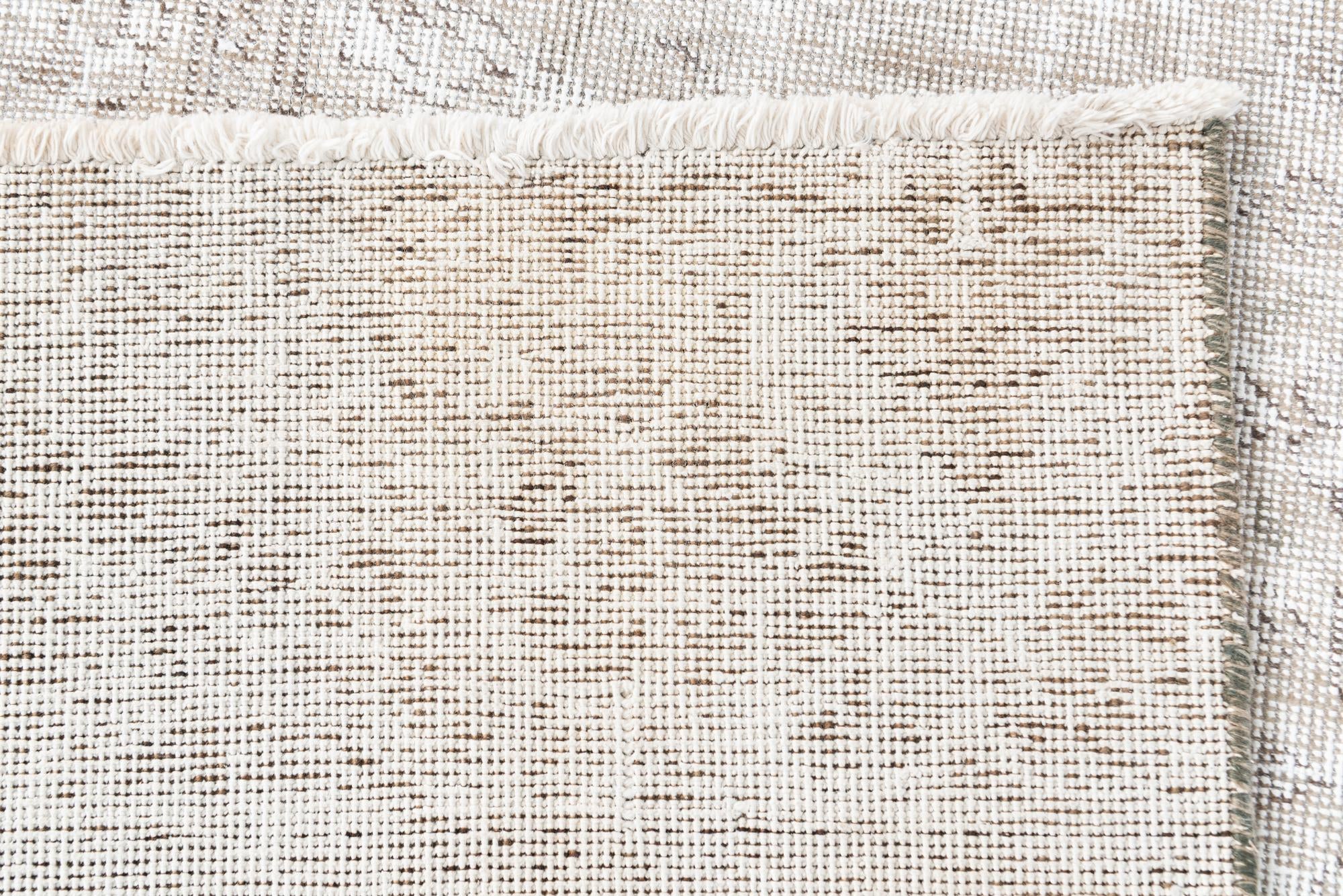 6' 9 x 9' 6 Hand Knotted Ultra Vintage Persian Wool Rug