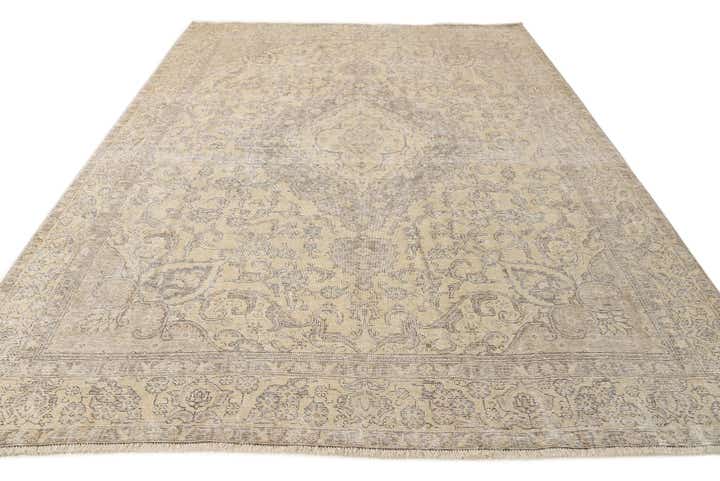 9' 5 x 12' 3 Hand Knotted Ultra Vintage Persian Wool Rug