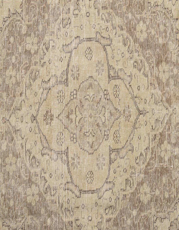 Detail image of 9' 5 x 12' 3  Hand Knotted Ultra Vintage Persian Wool Rug