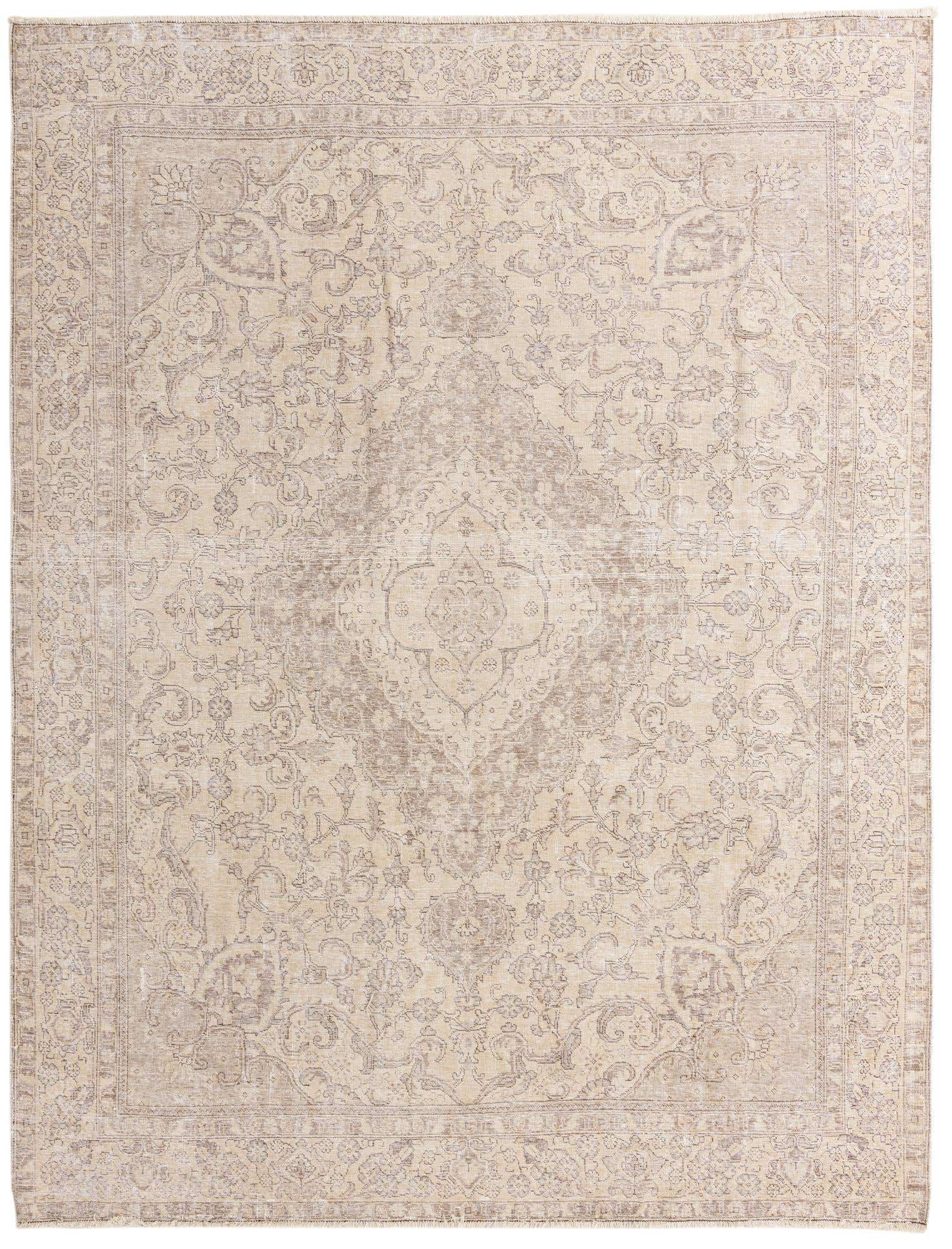 9' 5 x 12' 3 Hand Knotted Ultra Vintage Persian Wool Rug