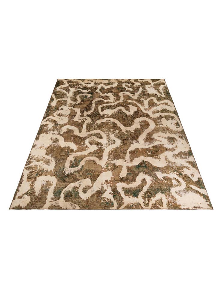 Detail image of 9' 4 x 12' 2 Hand Knotted Ultra Vintage Persian Wool Rug