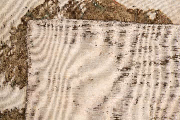 9' 4 x 12' 2 Hand Knotted Ultra Vintage Persian Wool Rug