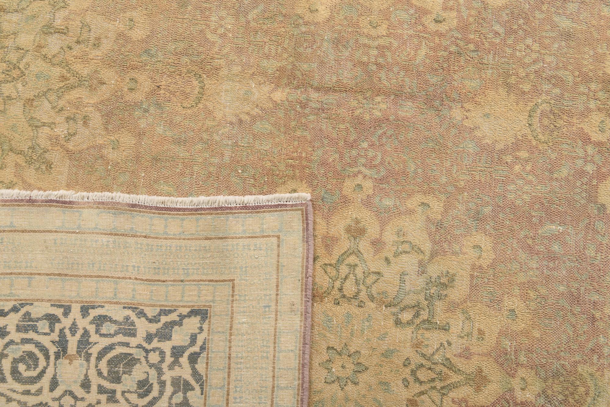8' 5 x 11' 3 Hand Knotted Ultra Vintage Persian Wool Rug