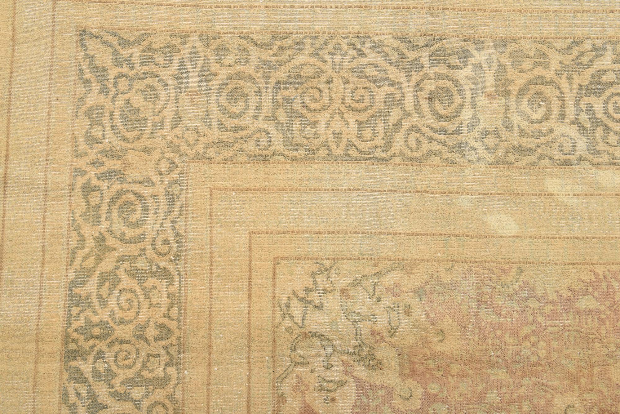 8' 5 x 11' 3 Hand Knotted Ultra Vintage Persian Wool Rug