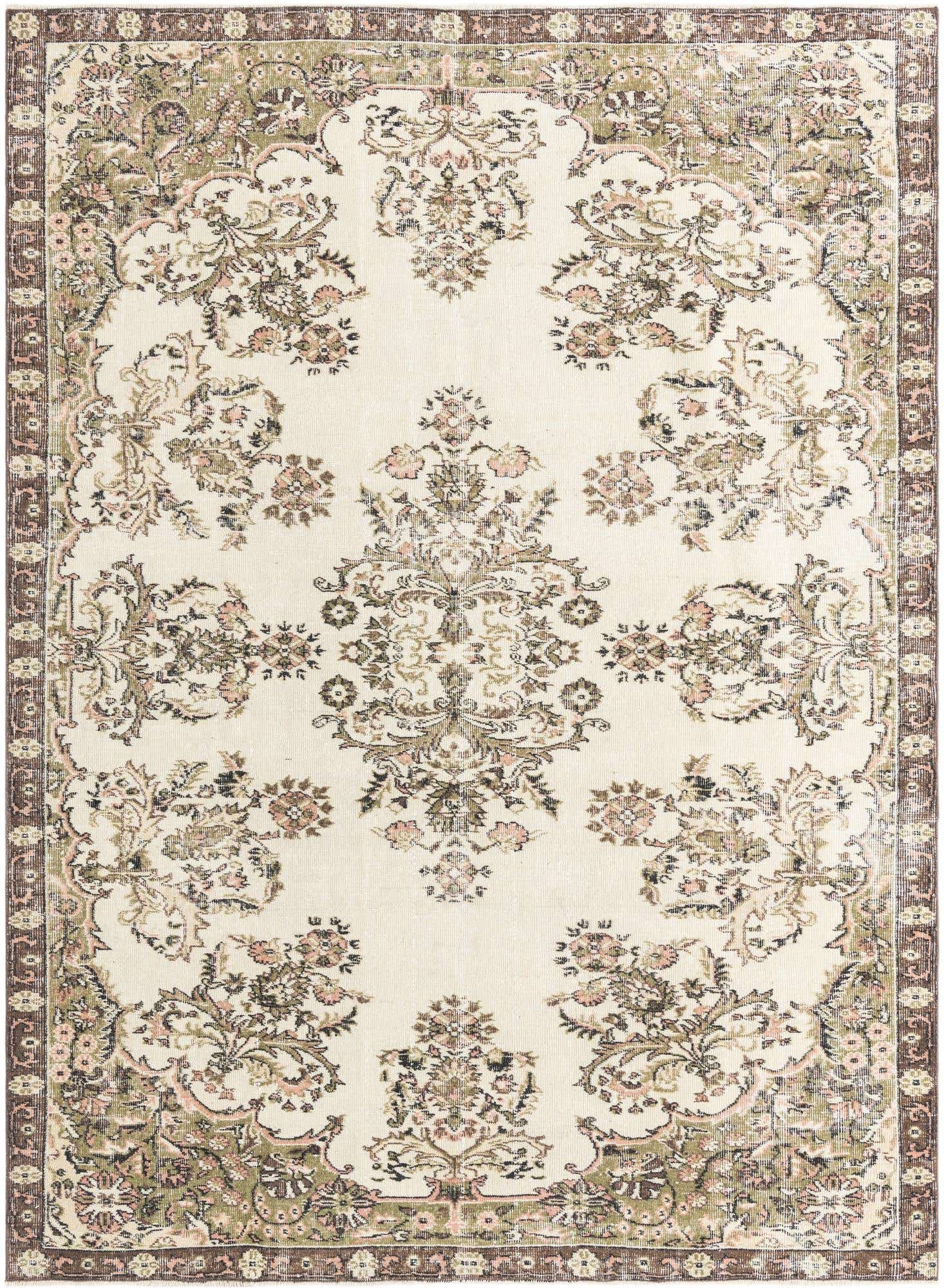 6' 10 x 9' 5 Ultra Vintage Wool Rug