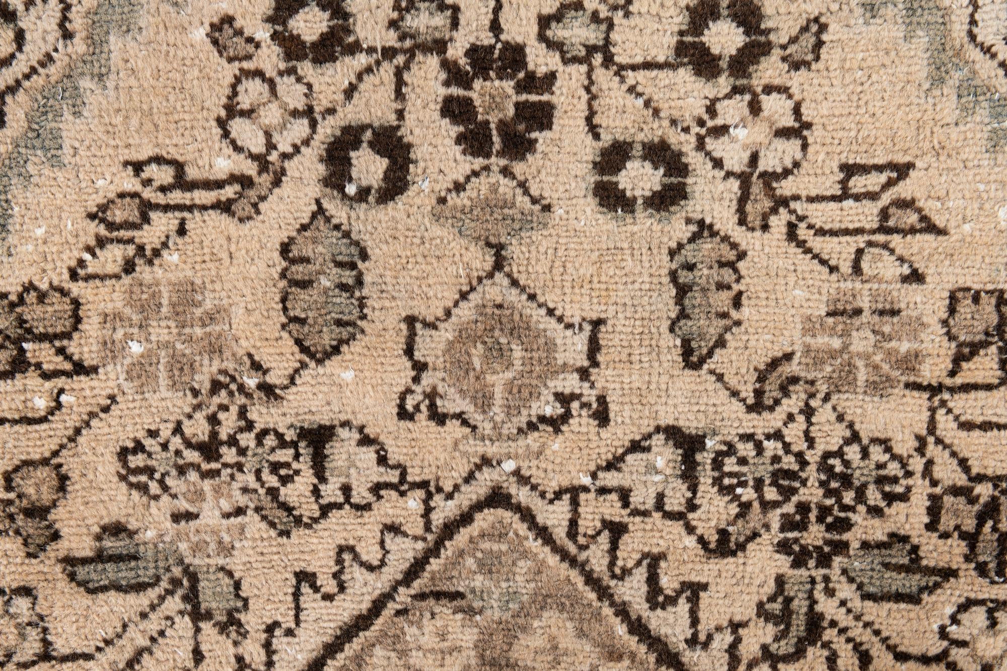 3' 7 x 5' 1 Hand Knotted Ultra Vintage Persian Wool Rug