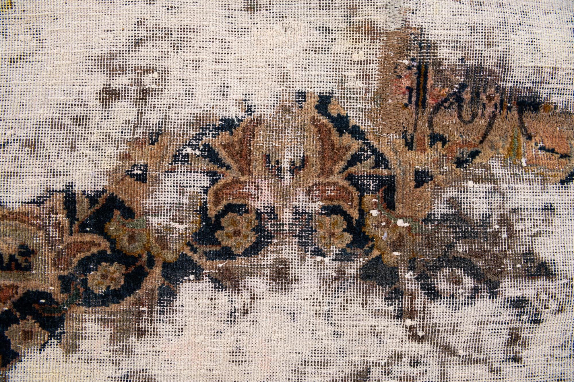 7' 5 x 10' 10 Hand Knotted Ultra Vintage Persian Wool Rug