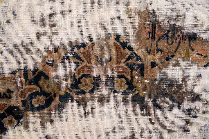 7' 5 x 10' 10 Hand Knotted Ultra Vintage Persian Wool Rug