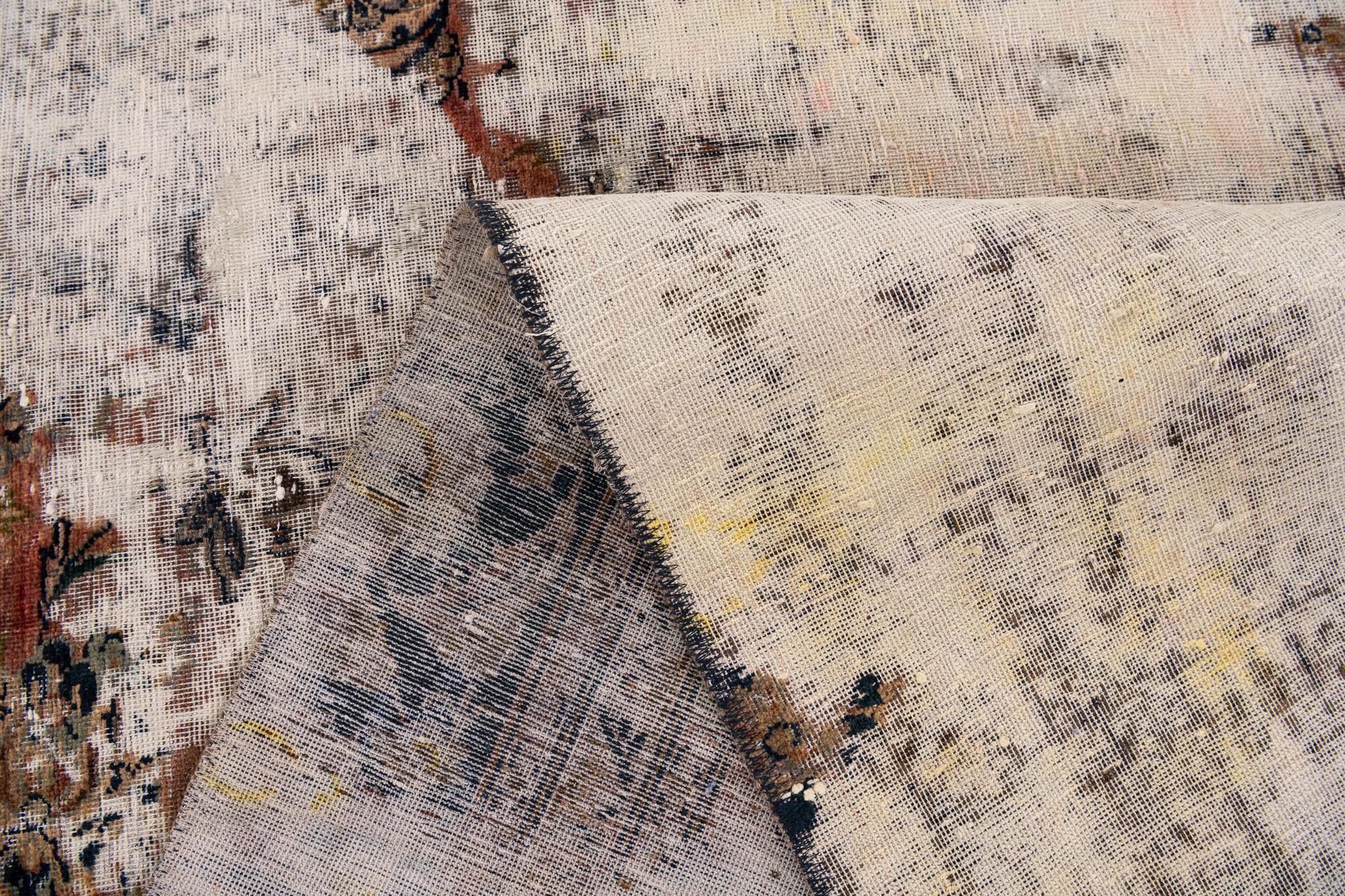 7' 5 x 10' 10 Hand Knotted Ultra Vintage Persian Wool Rug