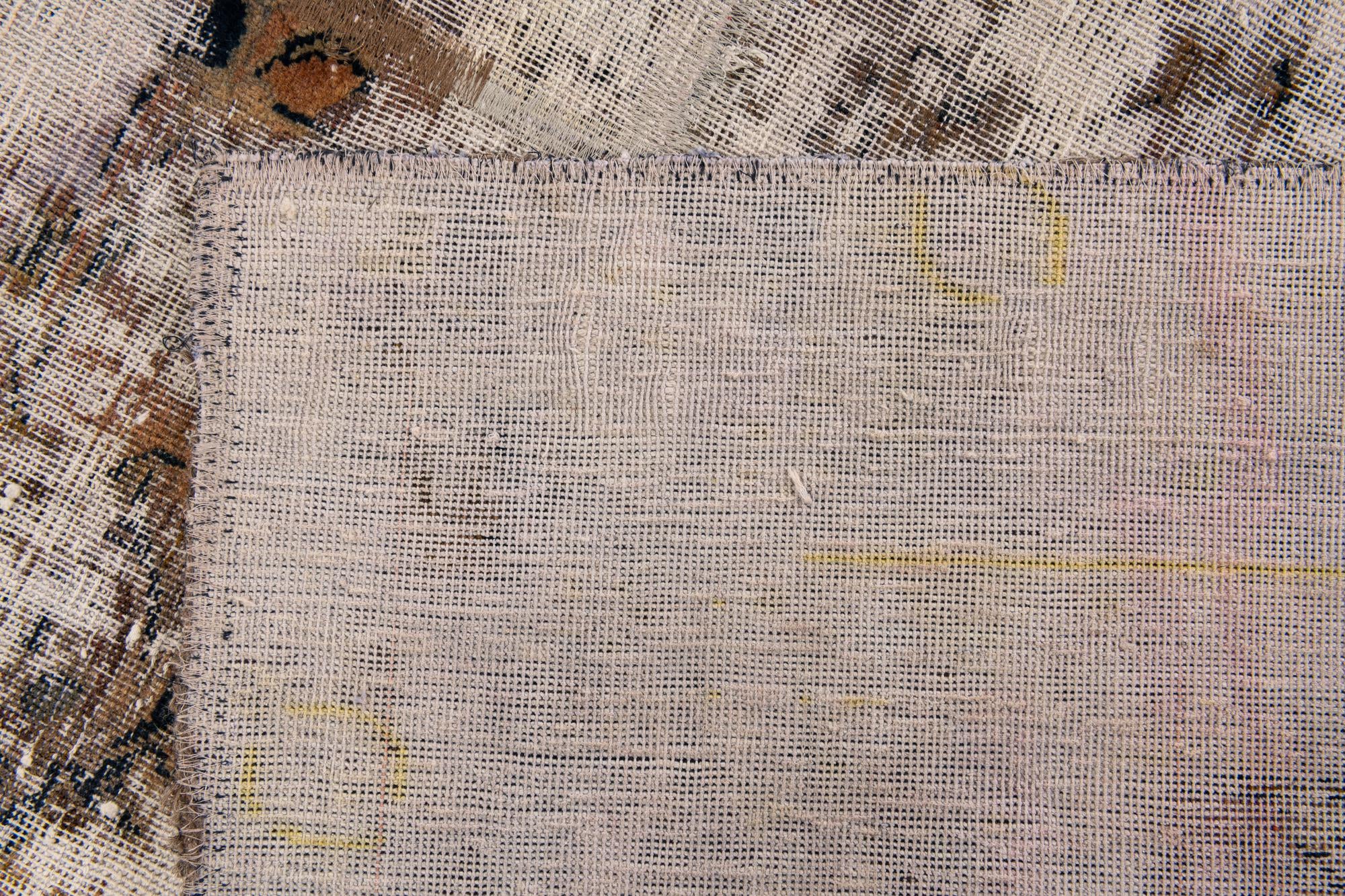 7' 5 x 10' 10 Hand Knotted Ultra Vintage Persian Wool Rug