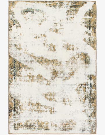 3' 10 x 6' Hand Knotted Ultra Vintage Persian Wool Rug