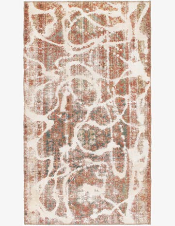 3' 3 x 5' 10 Hand Knotted Ultra Vintage Persian Wool Rug