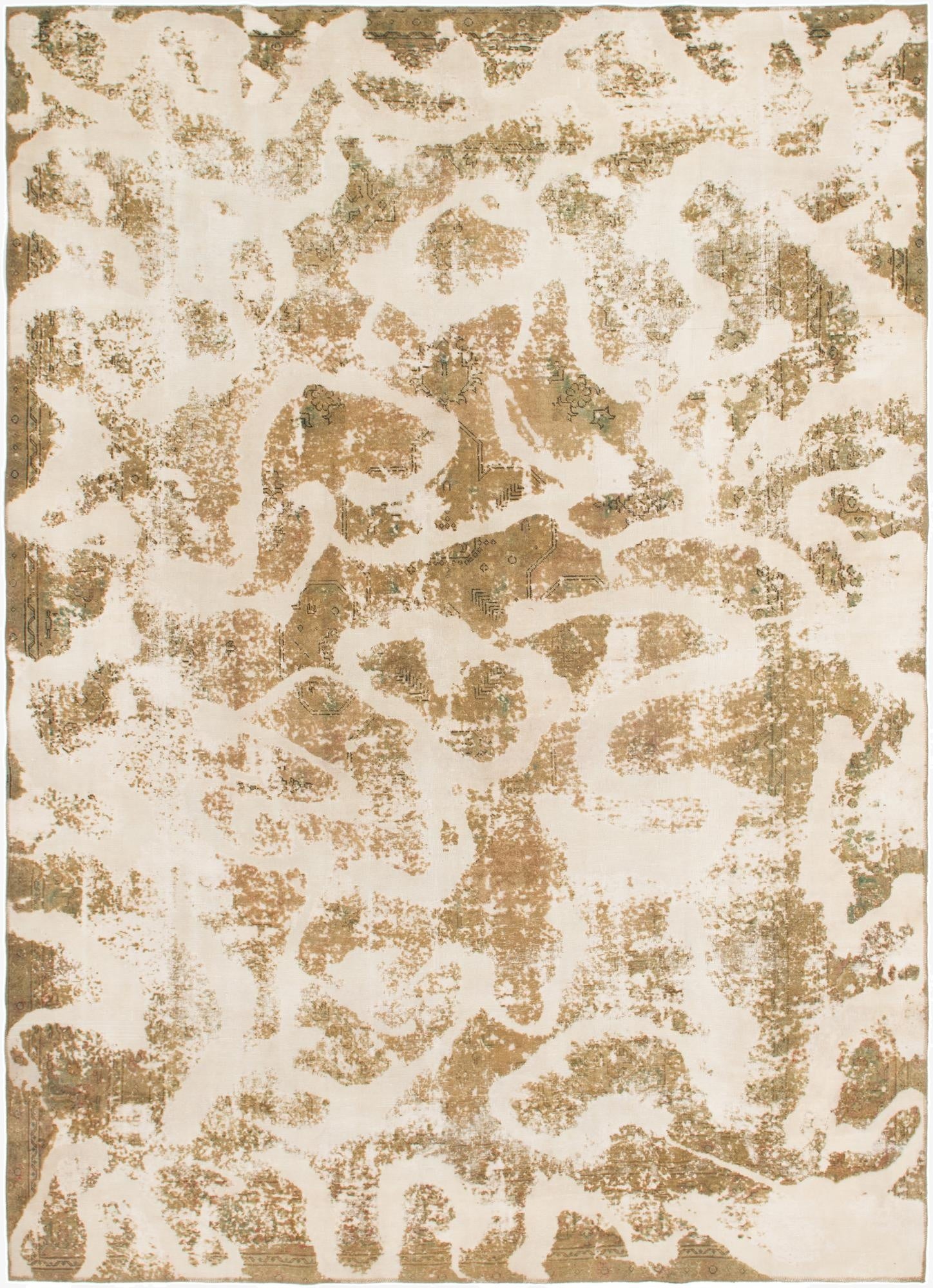 8' 6 x 12'  Hand Knotted Ultra Vintage Persian Wool Rug