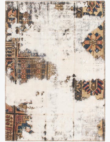 3' 2 x 4' 5 Hand Knotted Ultra Vintage Persian Wool Rug