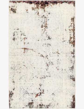 5' 5 x 9' Hand Knotted Ultra Vintage Persian Wool Rug