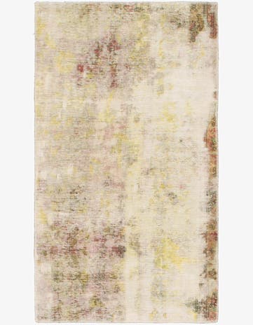 2' 10 x 5' Hand Knotted Ultra Vintage Persian Wool Rug