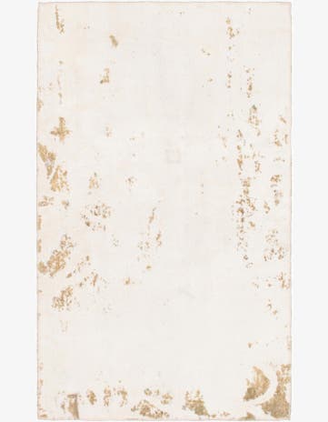 4' x 6' 8 Hand Knotted Ultra Vintage Persian Wool Rug