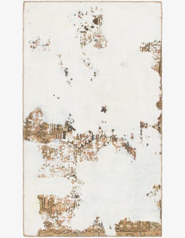 3' x 5' 3 Hand Knotted Ultra Vintage Persian Wool Rug