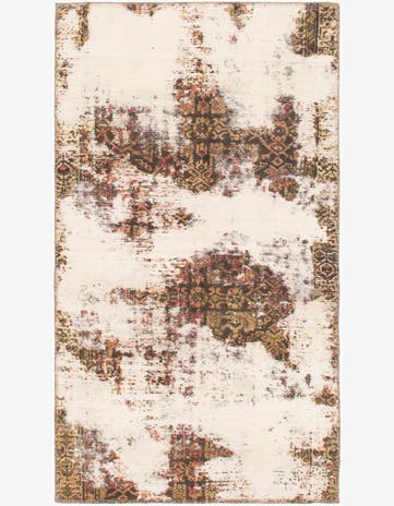 3' x 5' 4 Hand Knotted Ultra Vintage Persian Wool Rug