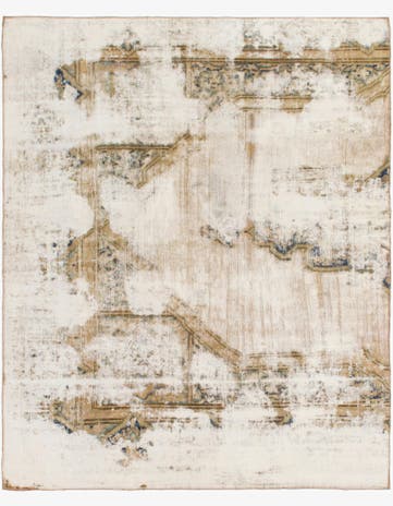 7' 4 x 9' 2 Hand Knotted Ultra Vintage Persian Wool Rug