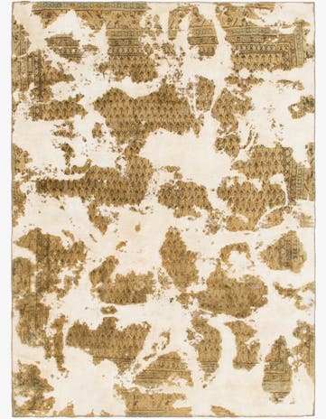 6' x 8' 5 Hand Knotted Ultra Vintage Persian Wool Rug