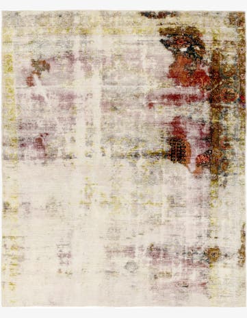 6' 3 x 7' 8 Hand Knotted Ultra Vintage Persian Wool Rug