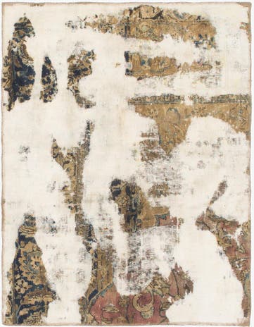 3' 5 x 4' 5 Hand Knotted Ultra Vintage Persian Wool Rug