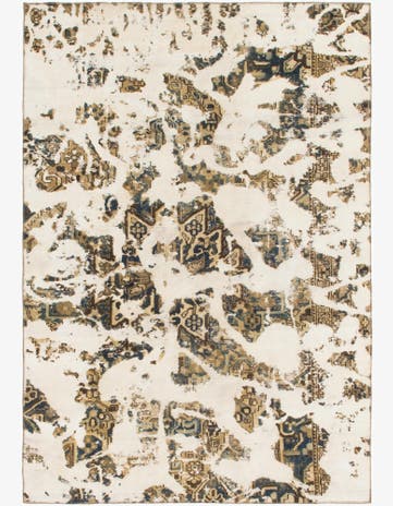 7' 4 x 10' 6 Hand Knotted Ultra Vintage Persian Wool Rug