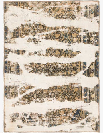 3' 2 x 4' 4 Hand Knotted Ultra Vintage Persian Wool Rug