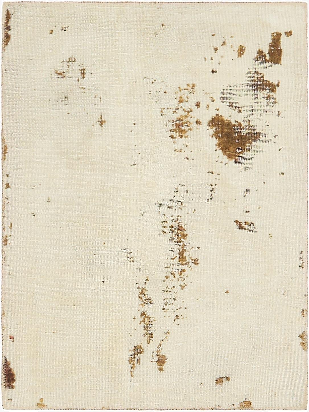 3' x 4' 2  Hand Knotted Ultra Vintage Persian Wool Rug