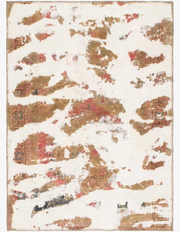 3' 8 x 5' Hand Knotted Ultra Vintage Persian Wool Rug