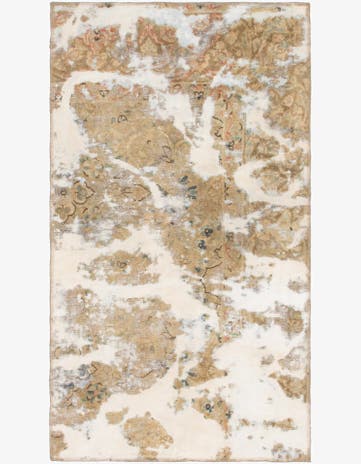 3' x 5' 8 Hand Knotted Ultra Vintage Persian Wool Rug