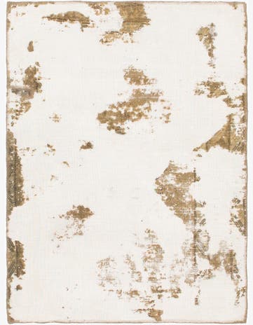 3' 4 x 4' 5 Hand Knotted Ultra Vintage Persian Wool Rug