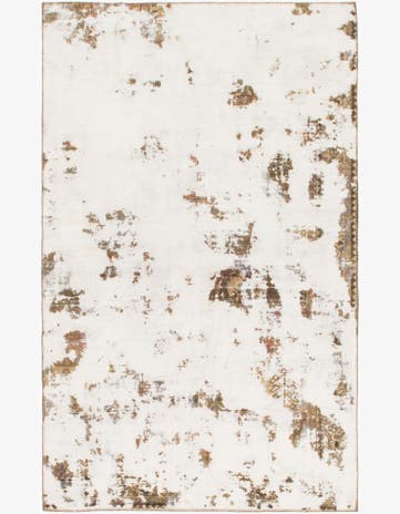 5' 3 x 8' 7 Hand Knotted Ultra Vintage Persian Wool Rug