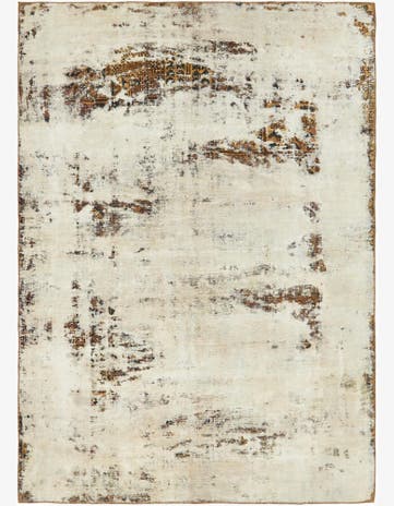 6' 6 x 9' 2 Hand Knotted Ultra Vintage Persian Wool Rug