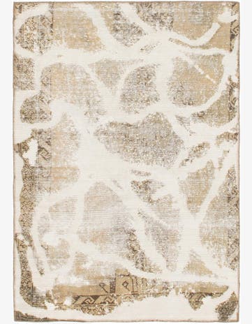 3' 6 x 5' Hand Knotted Ultra Vintage Persian Wool Rug