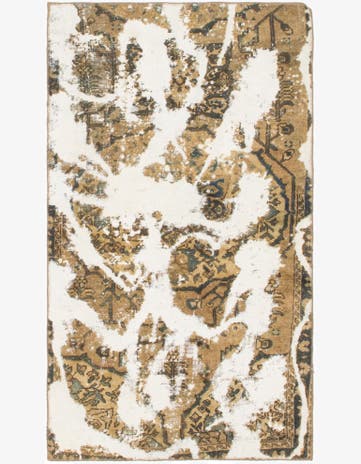 3' 2 x 5' 9 Hand Knotted Ultra Vintage Persian Wool Rug