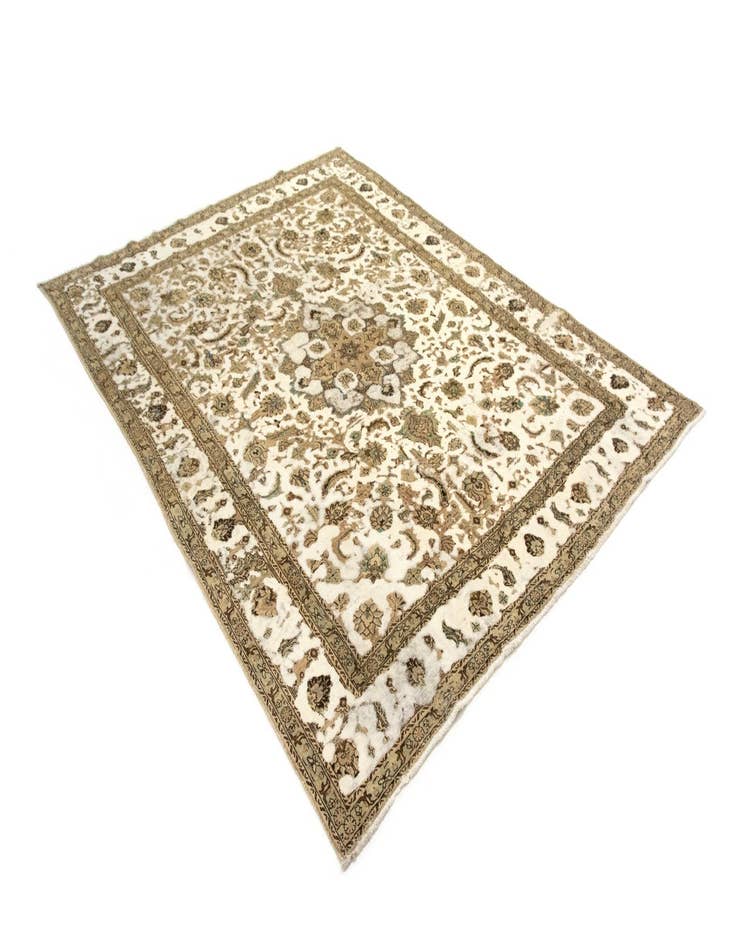 Detail image of 9' 9 x 12' 8  Hand Knotted Vintage Royal Persian Wool Rug