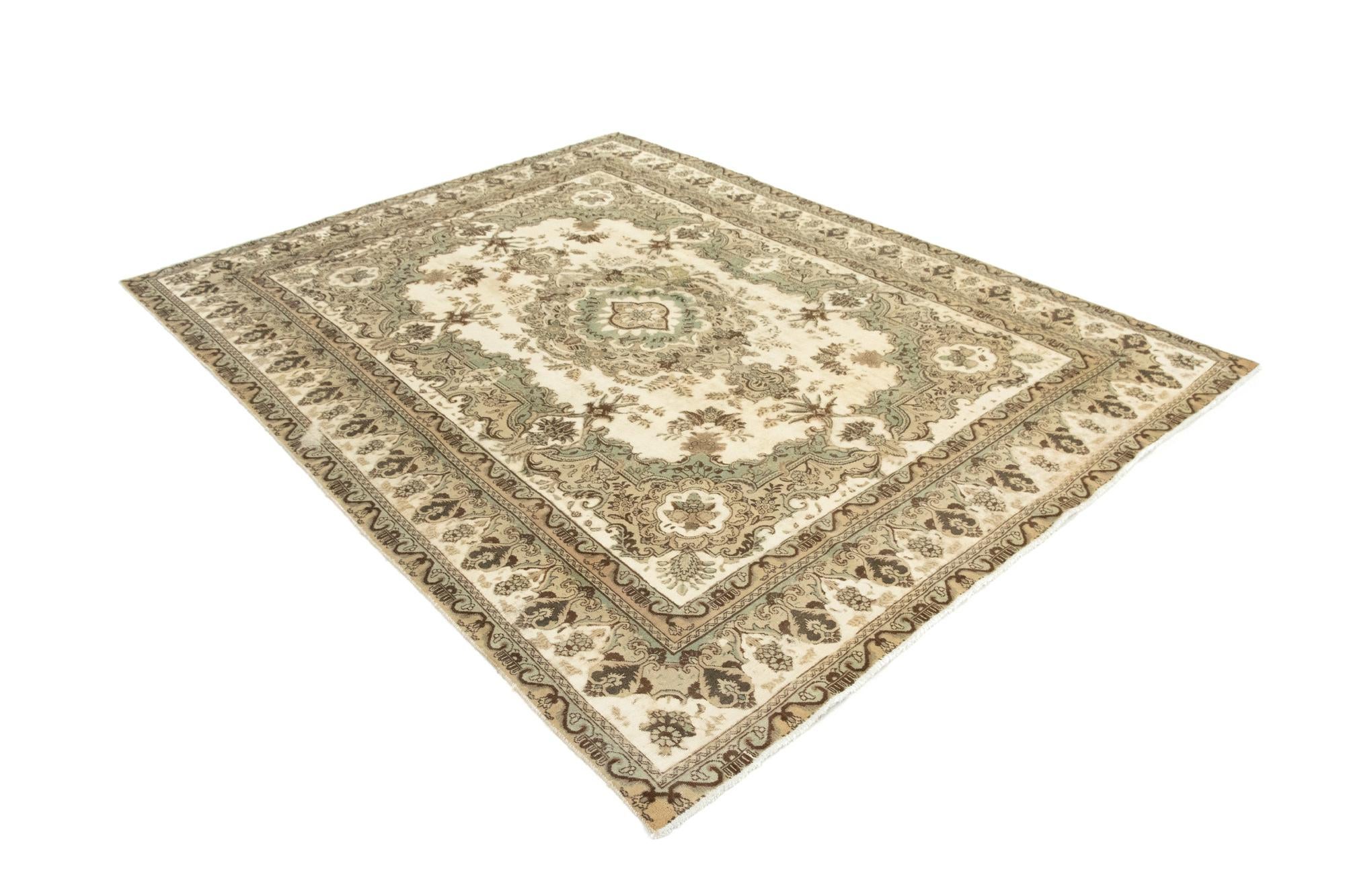 9' 9 x 12' 9 Hand Knotted Vintage Royal Persian Wool Rug