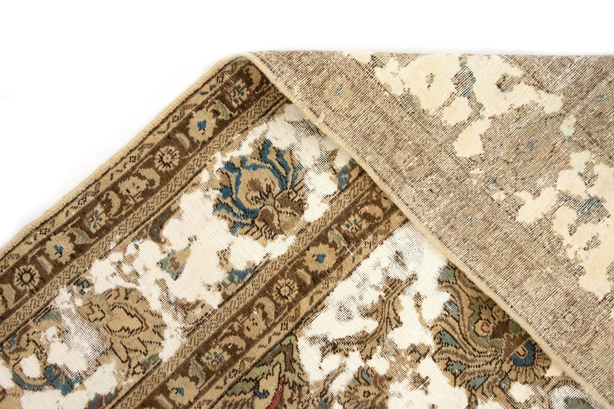 9' 4 x 12' 7 Hand Knotted Vintage Royal Persian Wool Rug