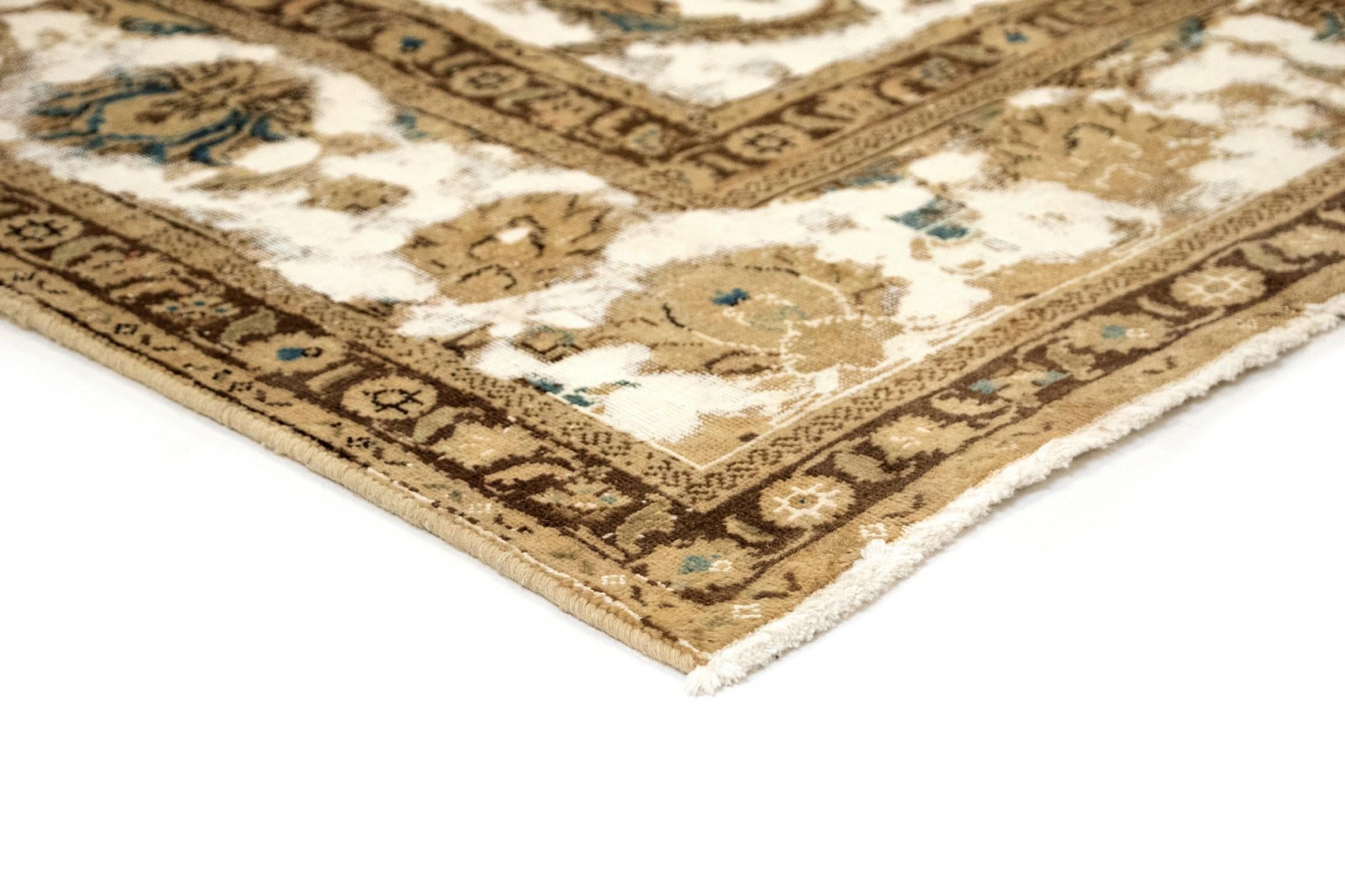 9' 4 x 12' 7 Hand Knotted Vintage Royal Persian Wool Rug