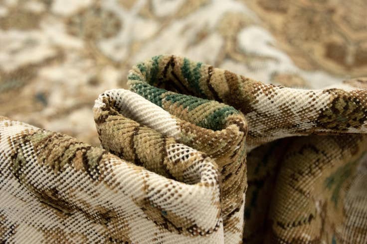 Detail image of 9' 4 x 12' 7 Hand Knotted Vintage Royal Persian Wool Rug