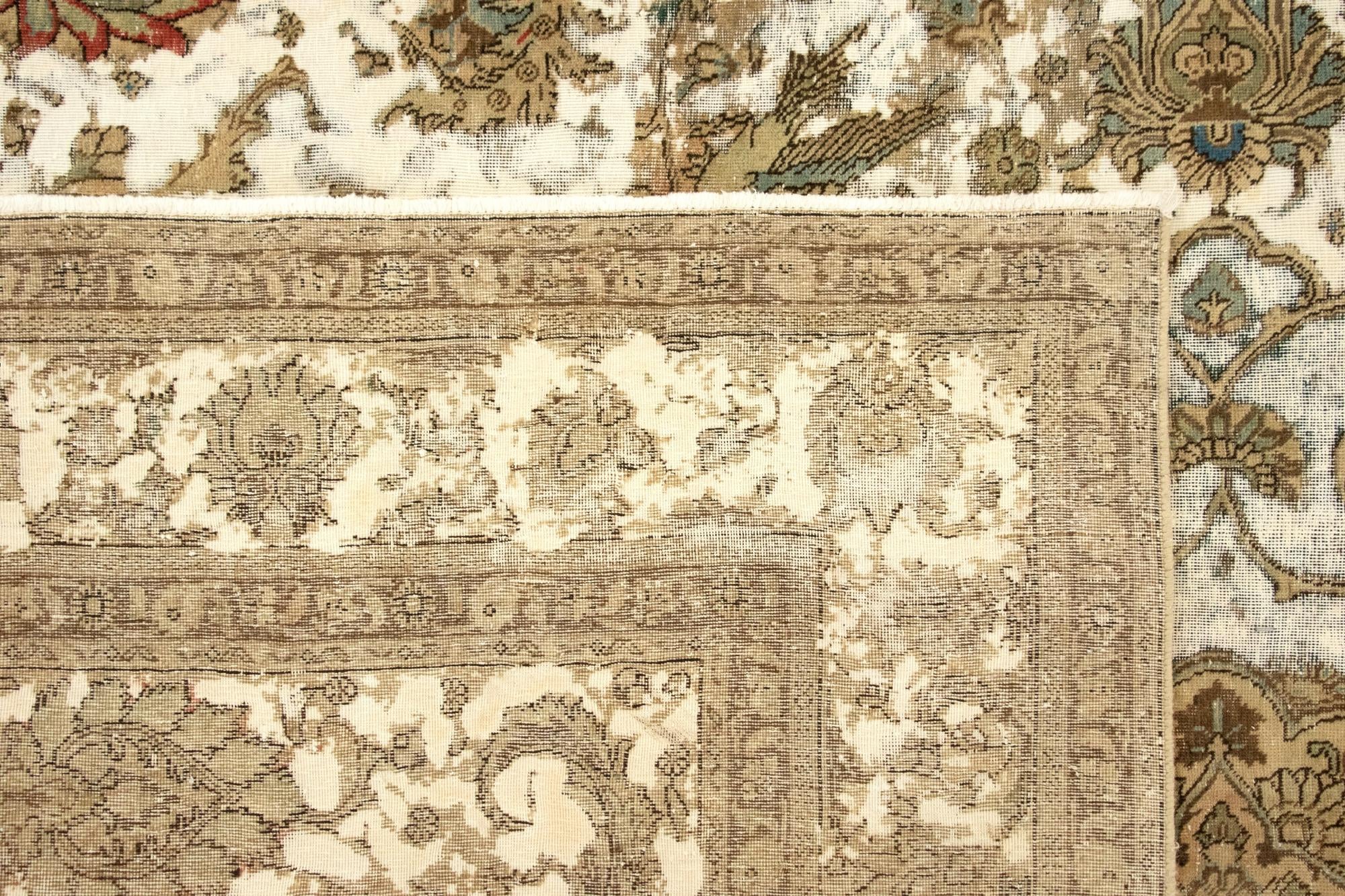 9' 4 x 12' 7 Hand Knotted Vintage Royal Persian Wool Rug