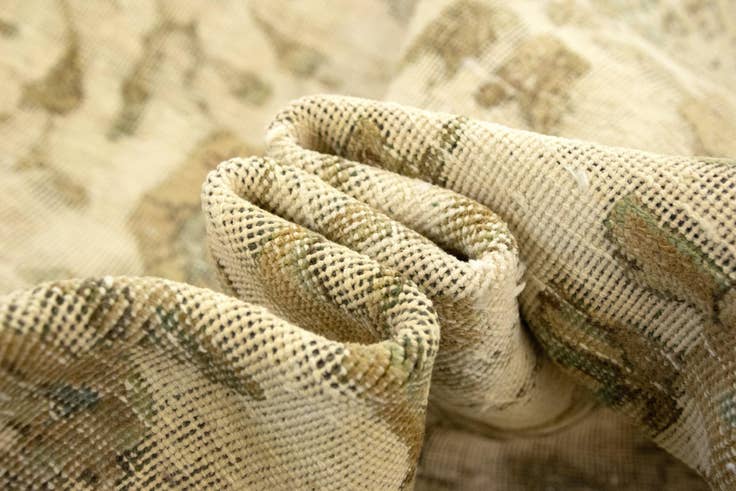 Detail image of 9' 9 x 12' 8 Hand Knotted Vintage Royal Persian Wool Rug