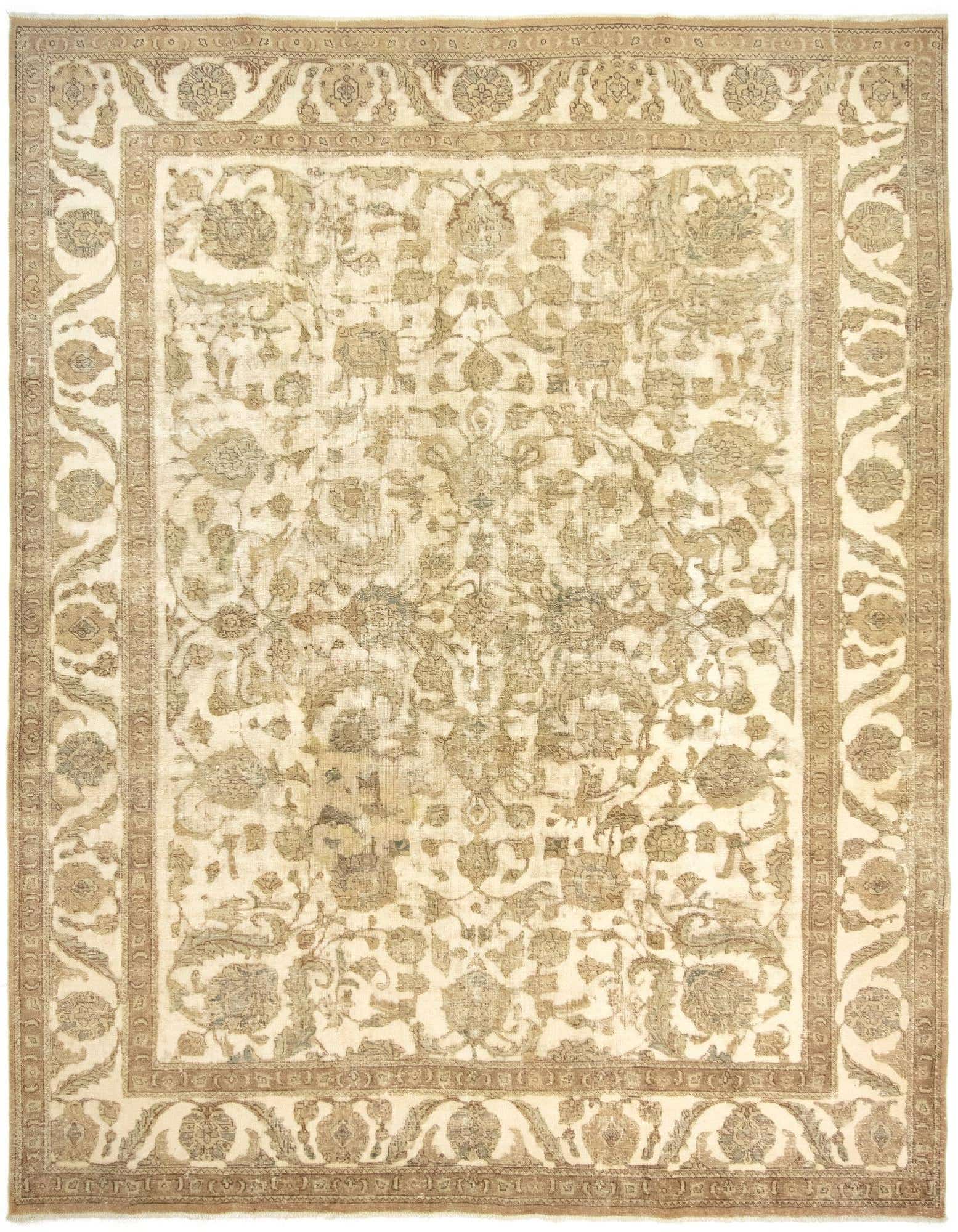 Primary image 9' 9 x 12' 8  Hand Knotted Vintage Royal Persian Wool Rug
